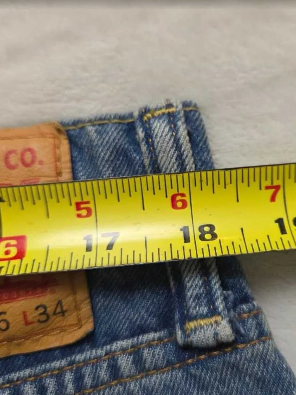 New 36x34 Levi's 502 regular taper Warp Stretch ripped jeans in Broom Tree Denim